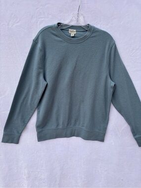 J Crew Men's Crewneck Sweatshirt in Slate Blue-Green